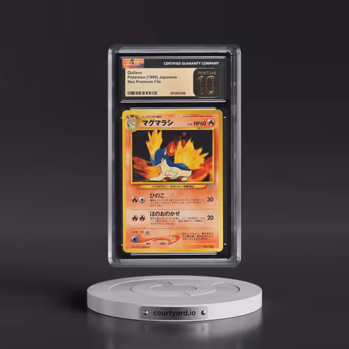 1999 Neo Premium File Quilava - No Rarity (CGC 10 PRISTINE)