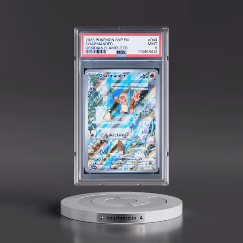 2023 Pokémon Svp EN-SV Black Star Promo #044 Charmander - Obsidian Flames Elite Trainer Box (PSA 9 M