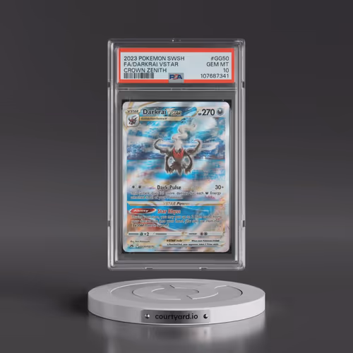2023 Pokémon Sword and Shield Crown Zenith #GG50 Darkrai Vstar - Full Art (PSA 10 GEM MINT)