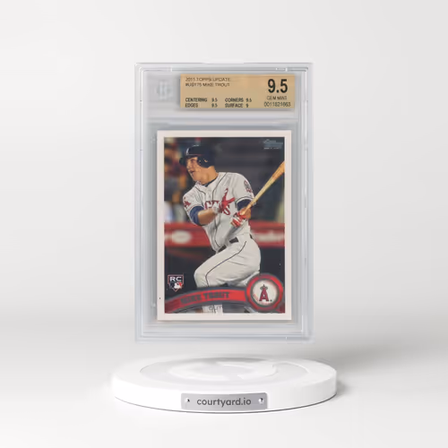 2011 Topps Update #US175 Mike Trout (BGS 9.5 GEM MINT)