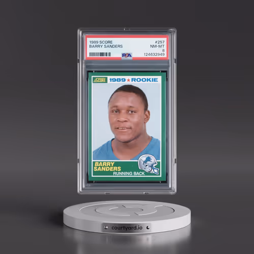 1989 Score #257 Barry Sanders (PSA 8 NM-MT)