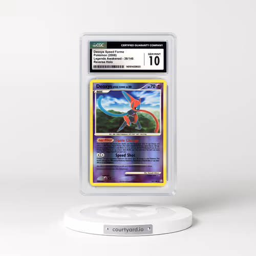 2008 Legends Awakened #26 Deoxys Speed Forme - Holo (CGC 10 GEM MINT)