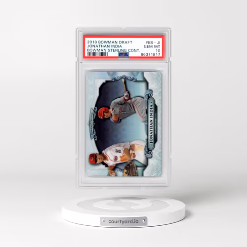 2018 Bowman Draft Bowman Sterling Continuity #BS-JI Jonathan India (PSA 10 GEM MINT)