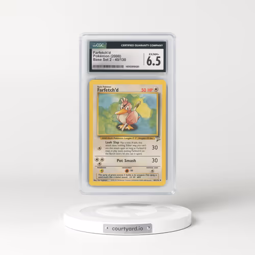 2000 Base Set 2 #40 Farfetch'd (CGC 6.5 EX-NM+)