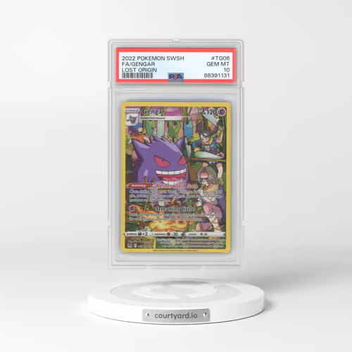 2022 Pokémon Sword & Shield Lost Origin #TG06 Gengar - Full Art (PSA 10 GEM MINT)