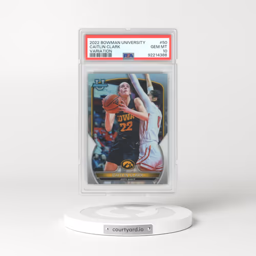 2022 Bowman Chrome University #50 Caitlin Clark - Variation (PSA 10 GEM MINT)