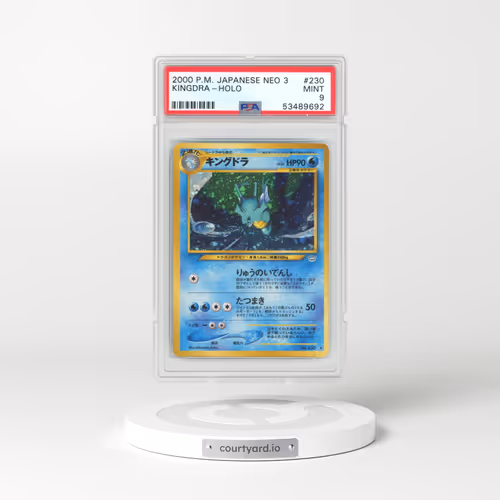 2000 Japanese Neo 3 #230 Kingdra - Holo (PSA 9 MINT)