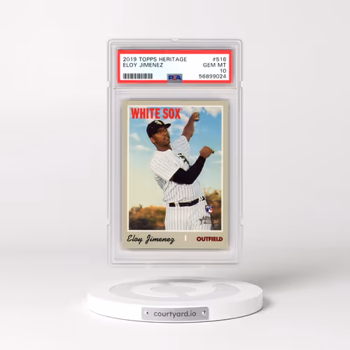 2019 Topps Heritage #516 Eloy Jimenez (PSA 10 GEM MINT)
