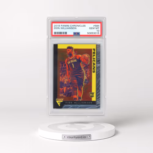 2019 Panini Chronicles #584 Zion Williamson (PSA 10 GEM MINT)