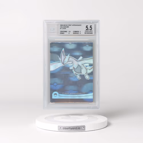2000 Topps Pokémon Movie First Appearance Holograms #1 Lugia (BGS 5.5 EX+)