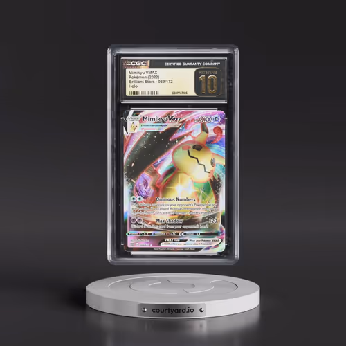 2022 Brilliant Stars #069/172 Mimikyu VMAX - Holo (CGC 10 PRISTINE)