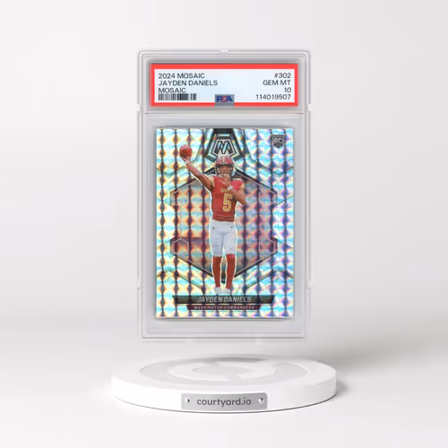 2024 Panini Mosaic #302 Jayden Daniels - Mosaic (PSA 10 GEM MINT)