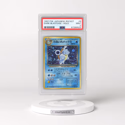 1997 Pokémon Rocket #9 Dark Blastoise - Holo (PSA 9 MINT)
