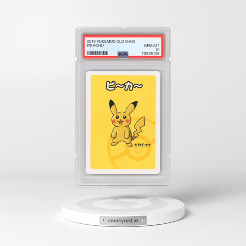 2019 Pokémon Old Maid Pikachu (PSA 10 GEM MINT)