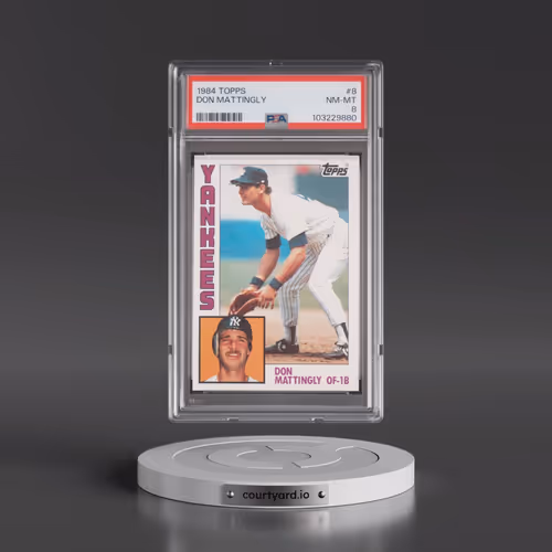 1984 Topps #8 Don Mattingly (PSA 8 NM-MT)
