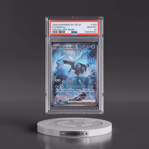 2025 Pokémon Sv11b-Black Bolt #168 Kyurem EX - Holo Special Art Rare (PSA 10 GEM MINT)