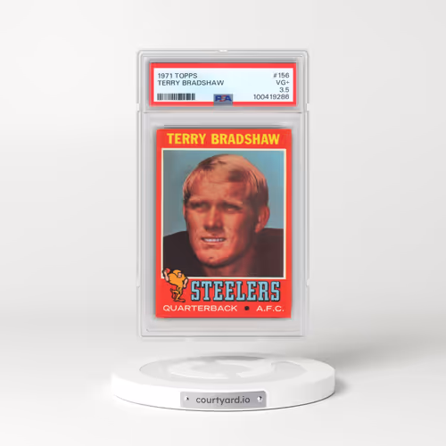 1971 Topps #156 Terry Bradshaw (PSA 3.5 VG+)