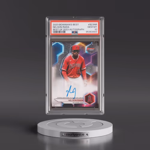 2023 Bowman's Best Best of 2023 Autographs #B23NR Nelson Rada (PSA 10 GEM MINT)