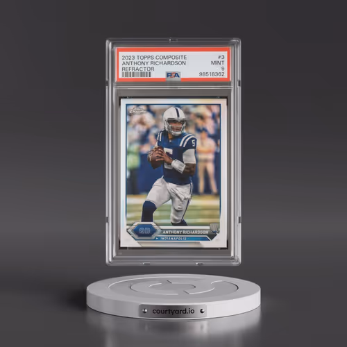2023 Topps Composite #3 Anthony Richardson - Refractor (PSA 9 MINT)
