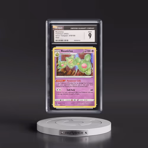 2022 Silver Tempest #078/195 Reuniclus - Holo (CGC 9 MINT)