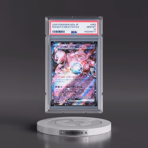 2025 Pokémon M2a-Mega Dream EX #063 Team Rocket's Mewtwo EX - Holo (PSA 10 GEM MINT)