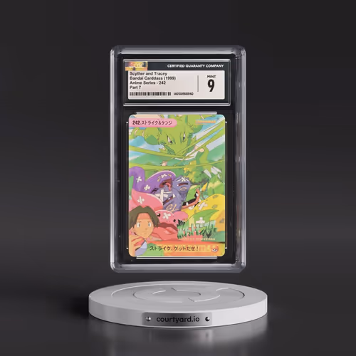 1998 Anime Series #242 Scyther and Tracey - Part 7 (CGC 9 MINT)