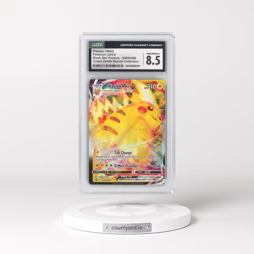2017 Black Star Promos - Sword & Shield #SWSH286 Pikachu VMAX - Holo Crown Zenith Special Collection (CGC 8.5 NM-MT+)