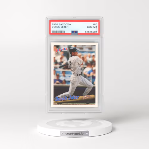 1996 Bazooka #80 Derek Jeter (PSA 10 GEM MINT)