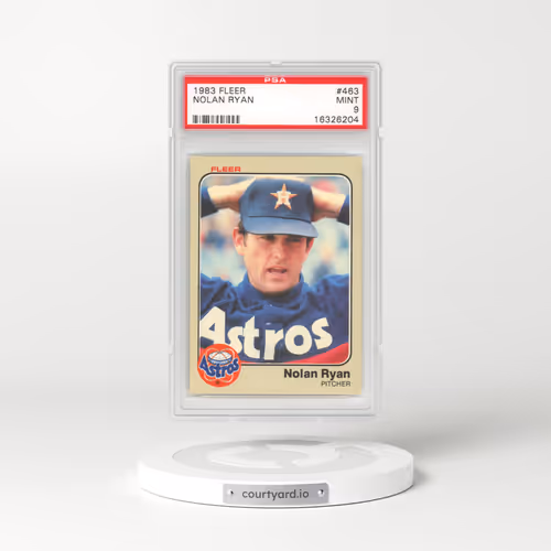 1983 Fleer #463 Nolan Ryan (PSA 9 MINT)