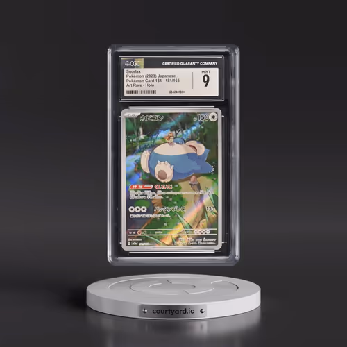 2023 Pokémon Card 151 #181/165 Snorlax - Art Rare Holo (CGC 9 MINT)