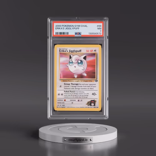 2000 Pokémon Gym Challenge #69 Erika's Jigglypuff (PSA 7 NM)