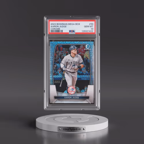 2023 Bowman Mega Box Chrome #59 Aaron Judge (PSA 10 GEM MINT)