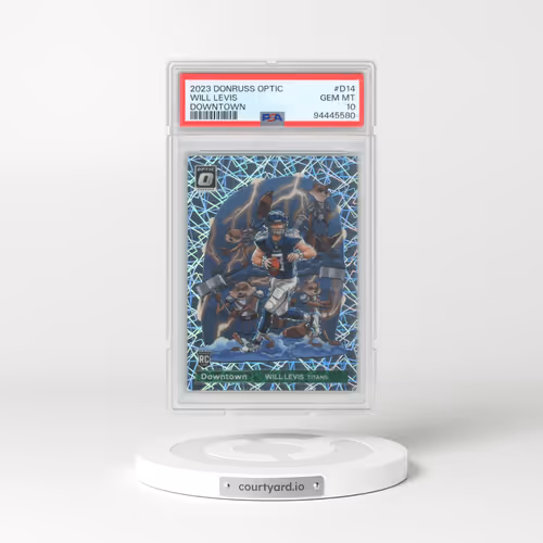 2023 Panini Donruss Optic Downtown! #D14 Will Levis (PSA 10 GEM MINT)