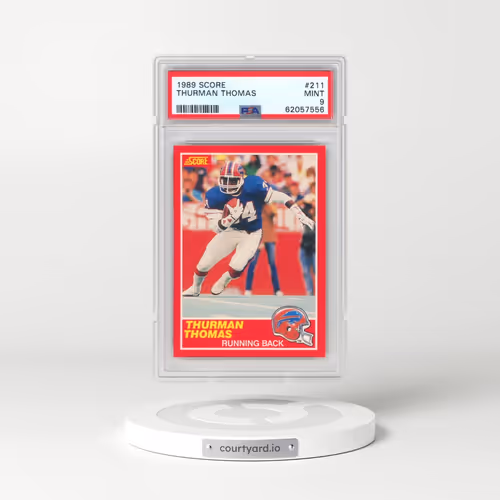 1989 Score #211 Thurman Thomas (PSA 9 MINT)