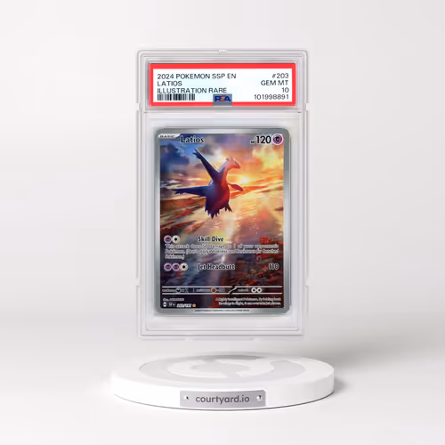 2024 Pokémon Ssp EN-Surging Sparks #203 Latios - Illustration Rare (PSA 10 GEM MINT)
