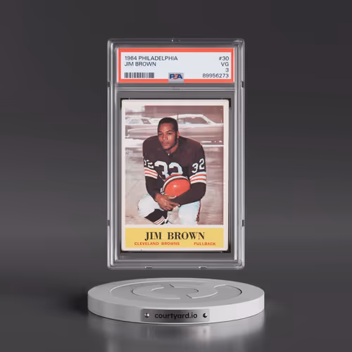 1964 Philadelphia #30 Jim Brown (PSA 3 VG)