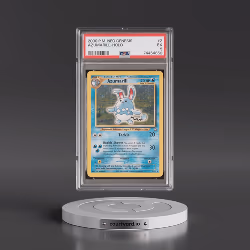 2000 Pokémon Neo Genesis #2 Azumarill - Holo (PSA 5 EX)