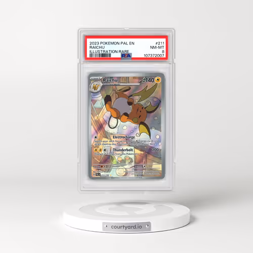 2023 Pokémon Pal EN-Paldea Evolved #211 Raichu - Illustration Rare (PSA 8 NM-MT)