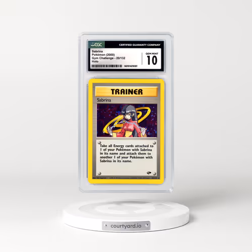 2000 Gym Challenge #20 Sabrina - Holo (CGC 10 GEM MINT)