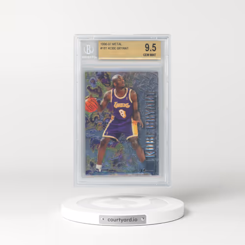 1996 Metal #181 Kobe Bryant (BGS 9.5 GEM MINT)
