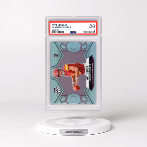 2024 Panini Mosaic #272 Jayden Daniels - Silver (PSA 9 MINT)