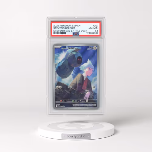 2025 Pokémon Svp EN-SV Black Star Promo #207 Steven's Beldum - Steven Rival Battle Deck (PSA 8.5 NM-