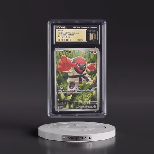 2025 Black Bolt - sv11B #134/086 Throh - Art Rare Holo (CGC 10 PRISTINE)