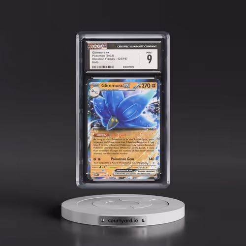 2023 Obsidian Flames - OBF EN #123/197 Glimmora ex - Holo (CGC 9 MINT)