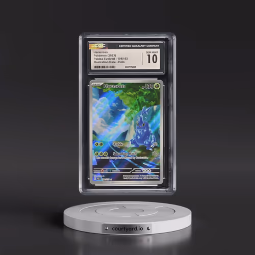 2023 Paldea Evolved - PAL EN #194/193 Heracross - Illustration Rare Holo (CGC 10 GEM MINT)