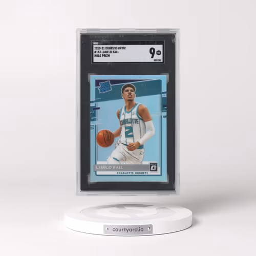 2020 Donruss Optic #153 Lamelo Ball - Holo Prizm (SGC 9 MINT)