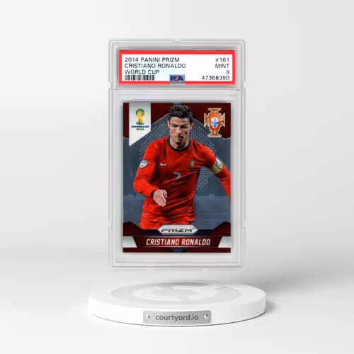 2014 Panini Prizm World Cup #161 Cristiano Ronaldo (PSA 9 MINT)