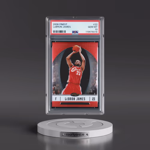 2006 Finest #22 LeBron James (PSA 10 GEM MINT)