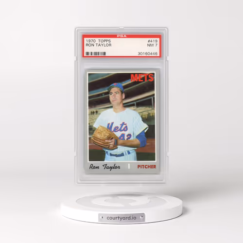 1970 Topps #419 Ron Taylor (PSA 7 NM)