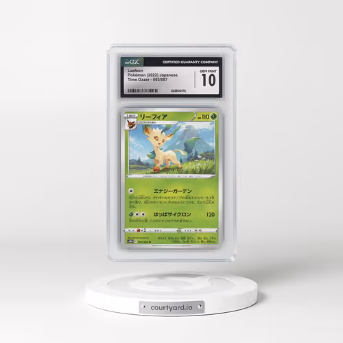 2022 Time Gazer #003/067 Leafeon (CGC 10 GEM MINT)